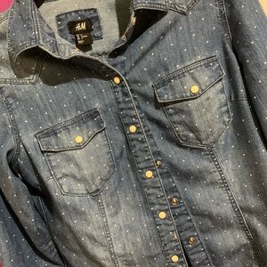 H&M collar button down